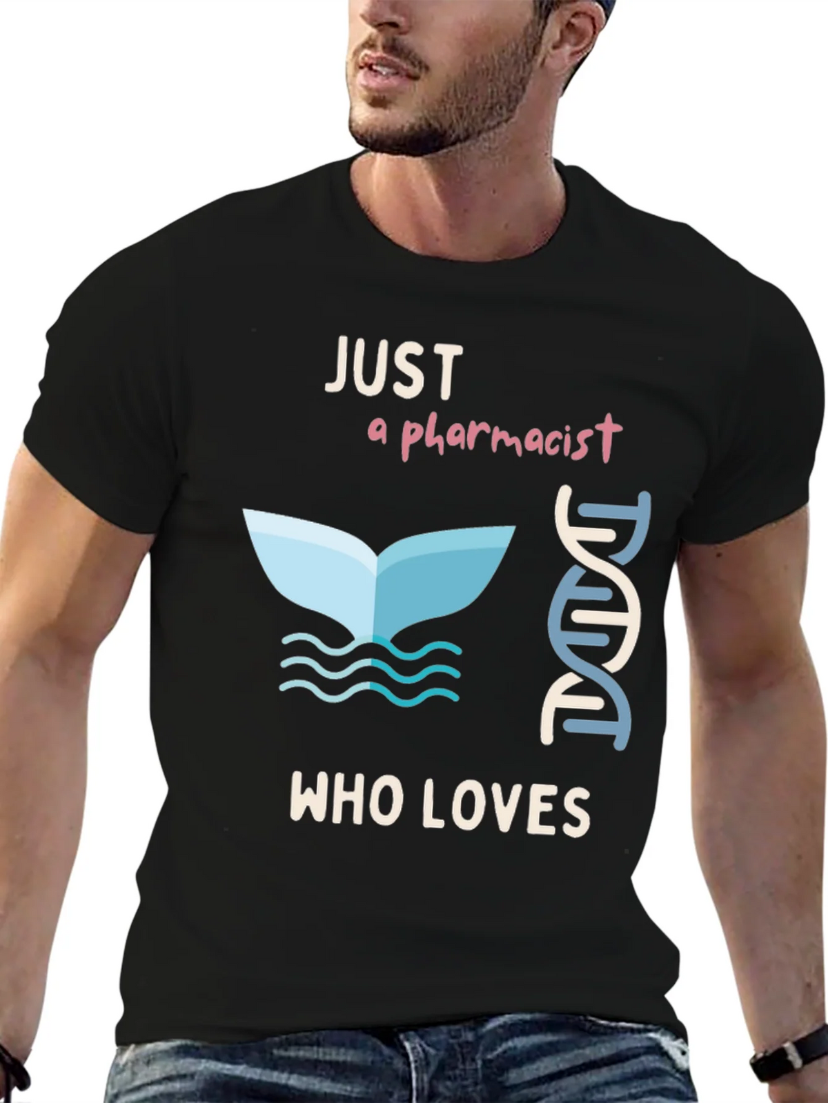 Pharmacist Whale Lover T-Shirt - Unique Design product image 6