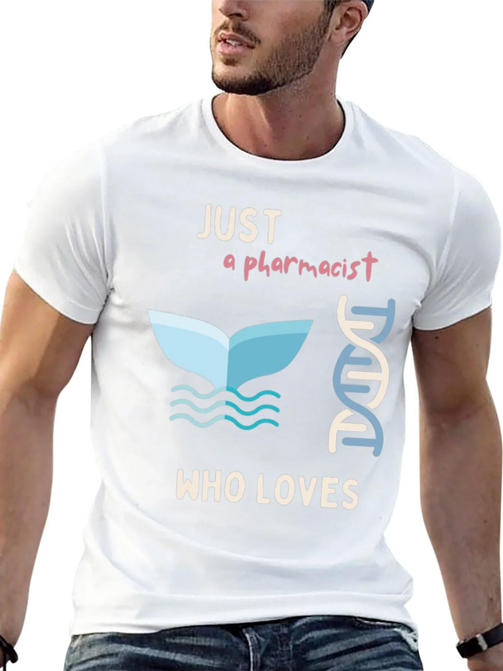 Pharmacist Whale Lover T-Shirt - Unique Design product image 12