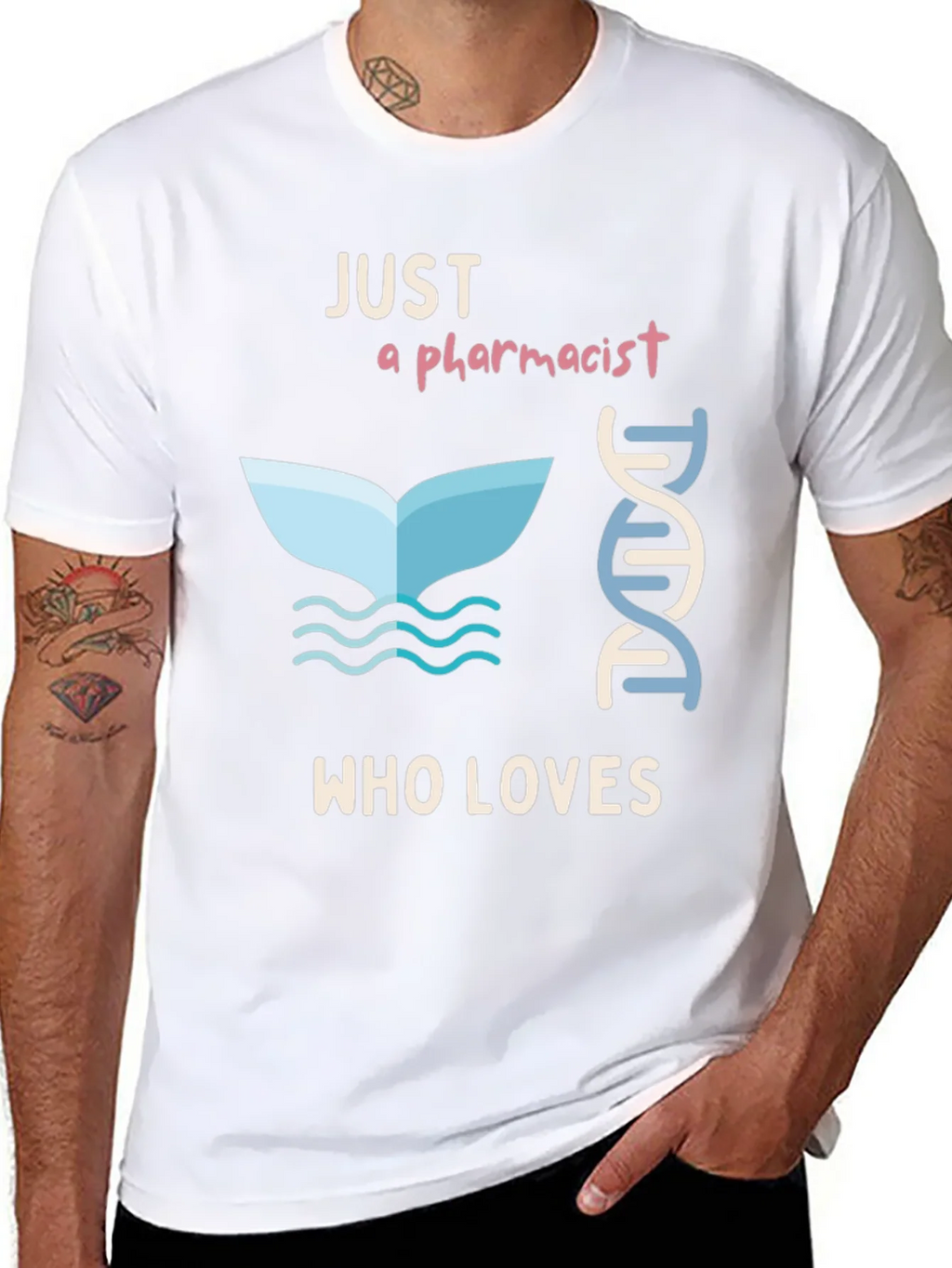 Pharmacist Whale Lover T-Shirt - Unique Design product image 7