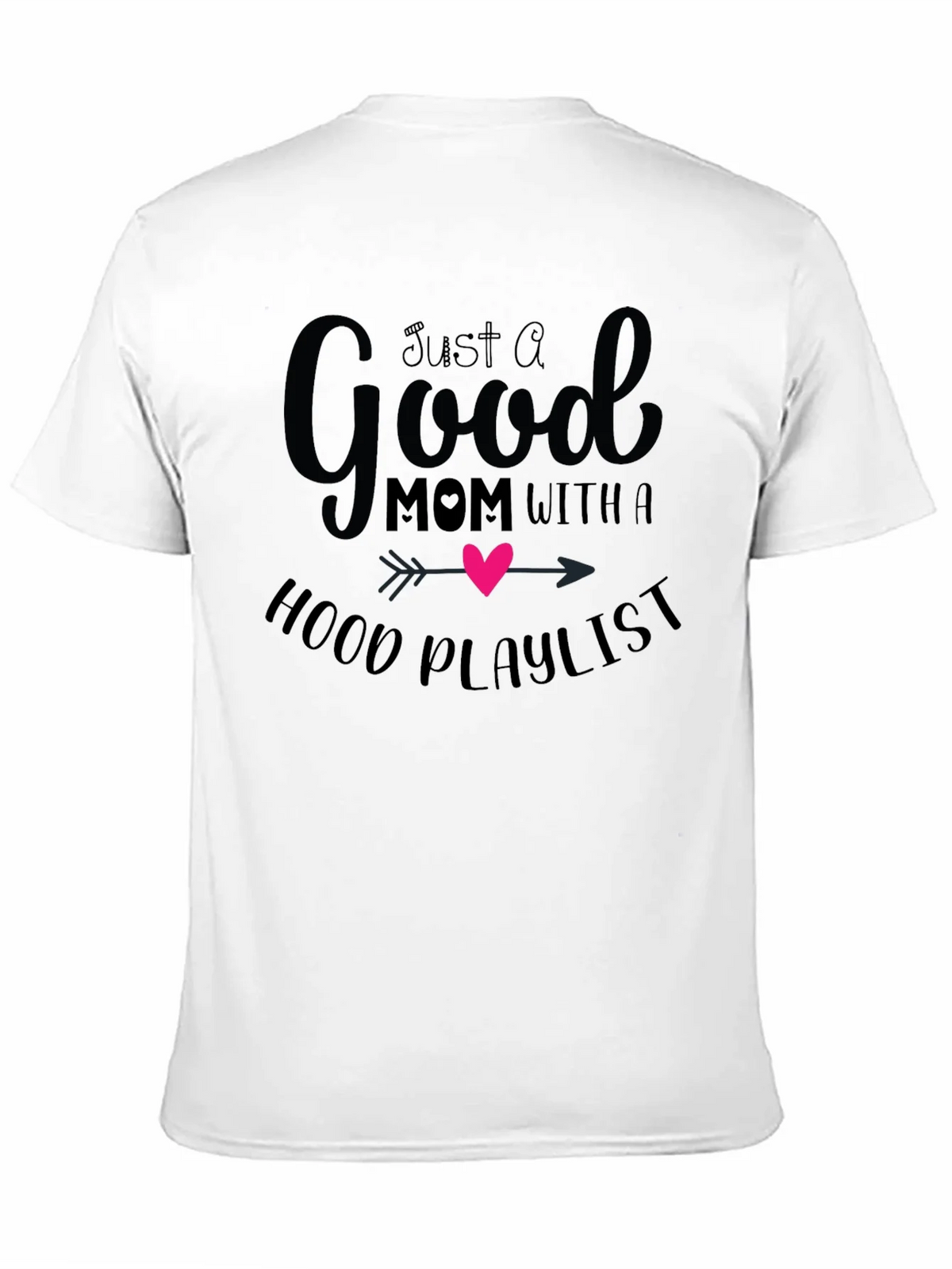 Good Mom Hood Playlist Black T-Shirt product image 10