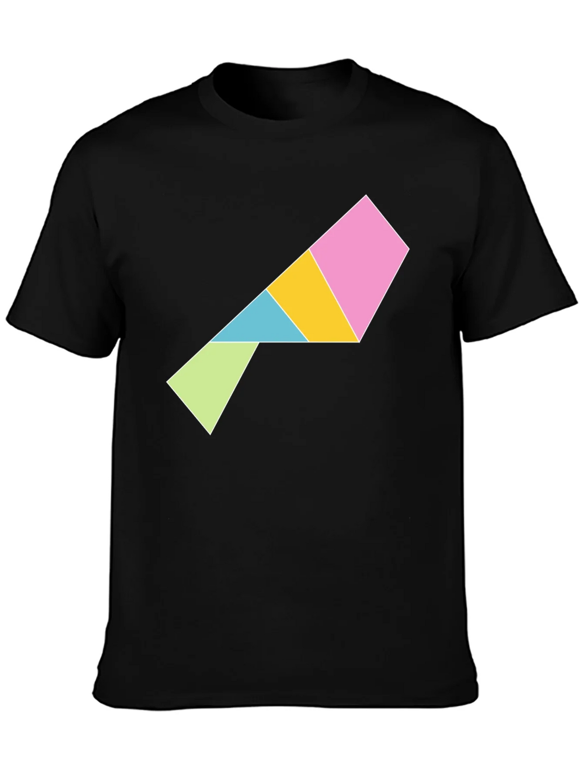 Geometric Puzzle Piece T-Shirt - Modern Art Tee product image 2