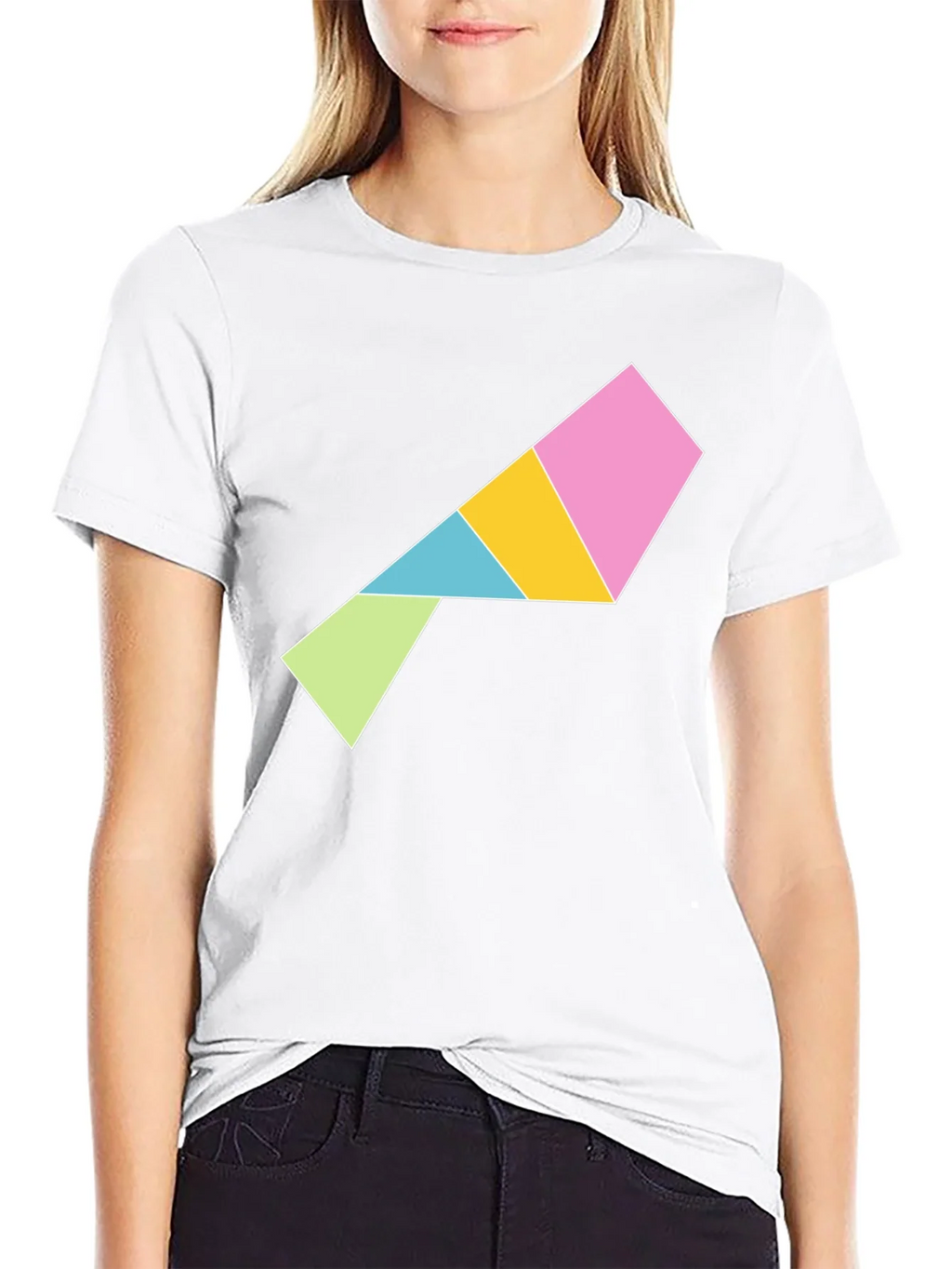 Geometric Puzzle Piece T-Shirt - Modern Art Tee product image 6