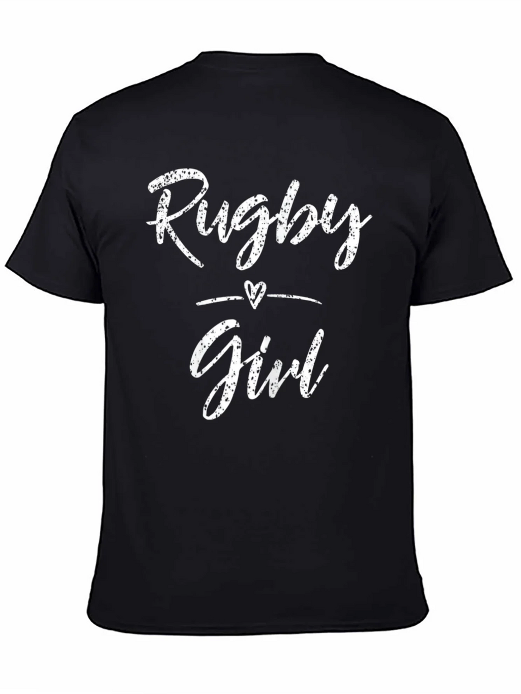 Rugby Girl T-Shirt - Black Stylish Design product image 3