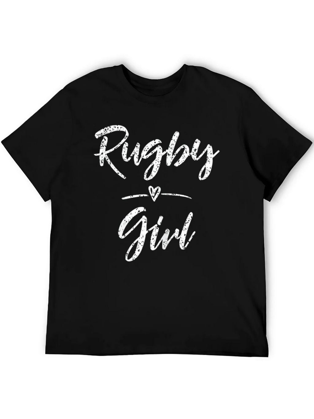 Rugby Girl T-Shirt - Black Stylish Design product image 4