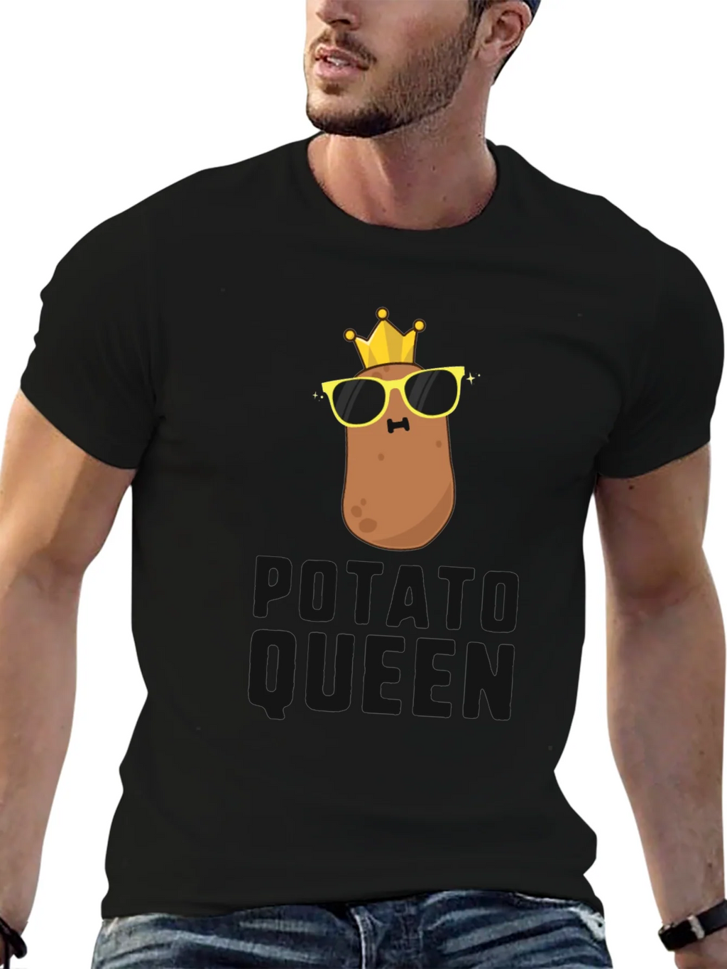 Potato King/Queen Funny Graphic T-Shirt product image 6