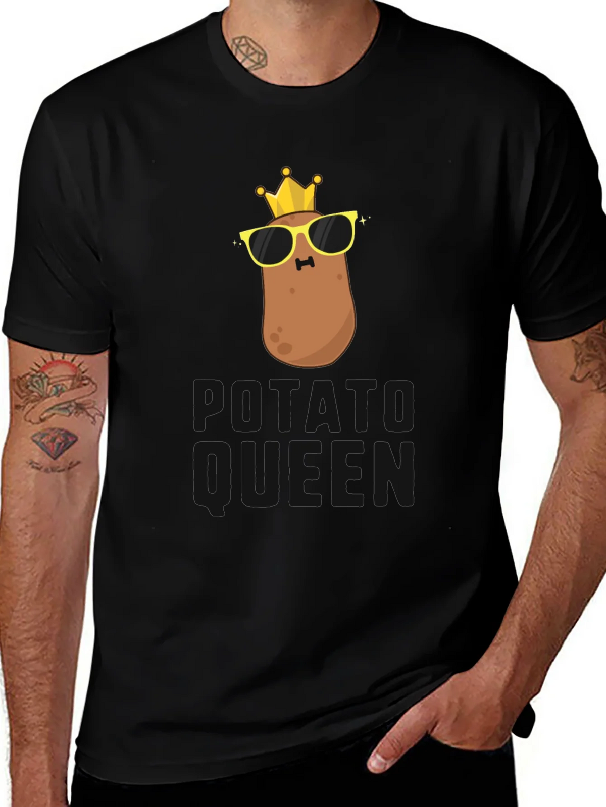 Potato King/Queen Funny Graphic T-Shirt product image 1