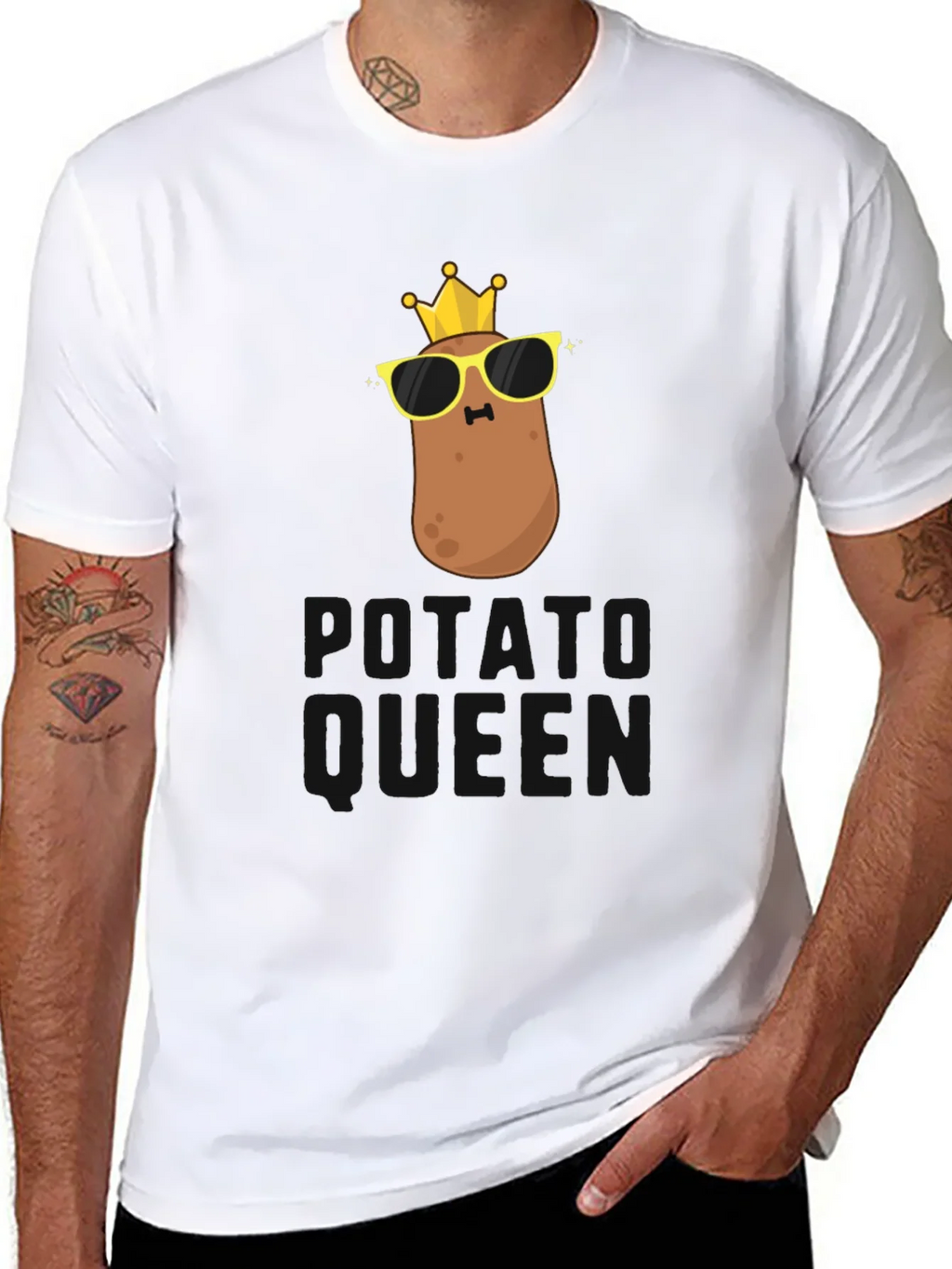Potato King/Queen Funny Graphic T-Shirt product image 7