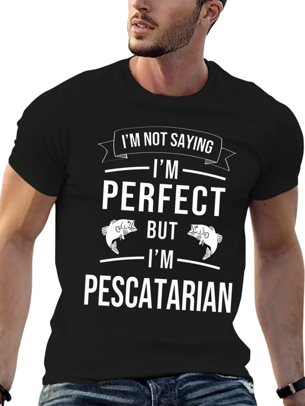 Funny Pescatarian T-Shirt - Perfect Fish Lover Tee product image 6