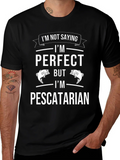 Funny Pescatarian T-Shirt - Perfect Fish Lover Tee product image 1
