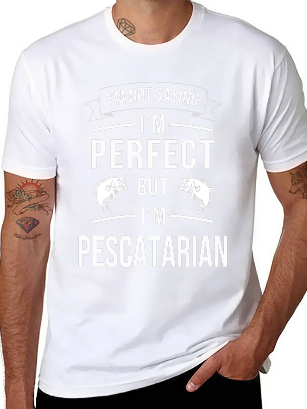 Funny Pescatarian T-Shirt - Perfect Fish Lover Tee product image 7