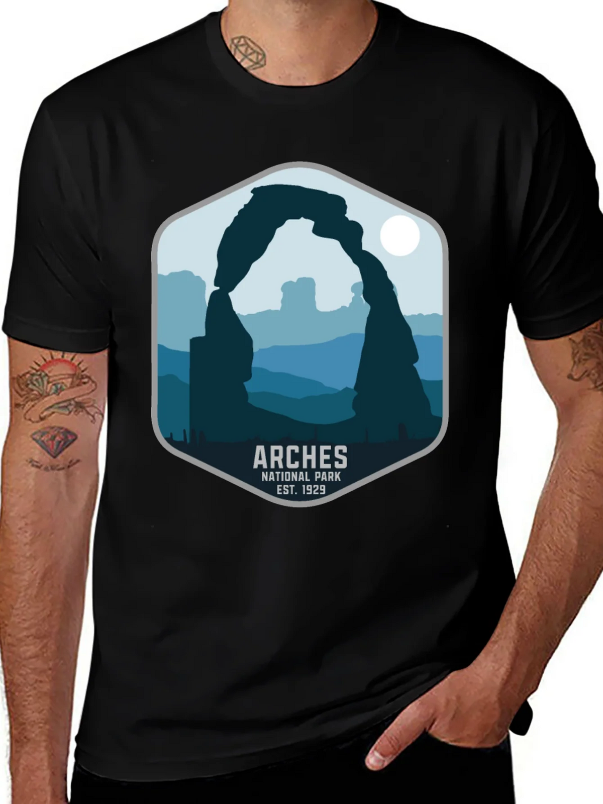 Arches National Park T-Shirt - Retro Graphic Tee product image 1