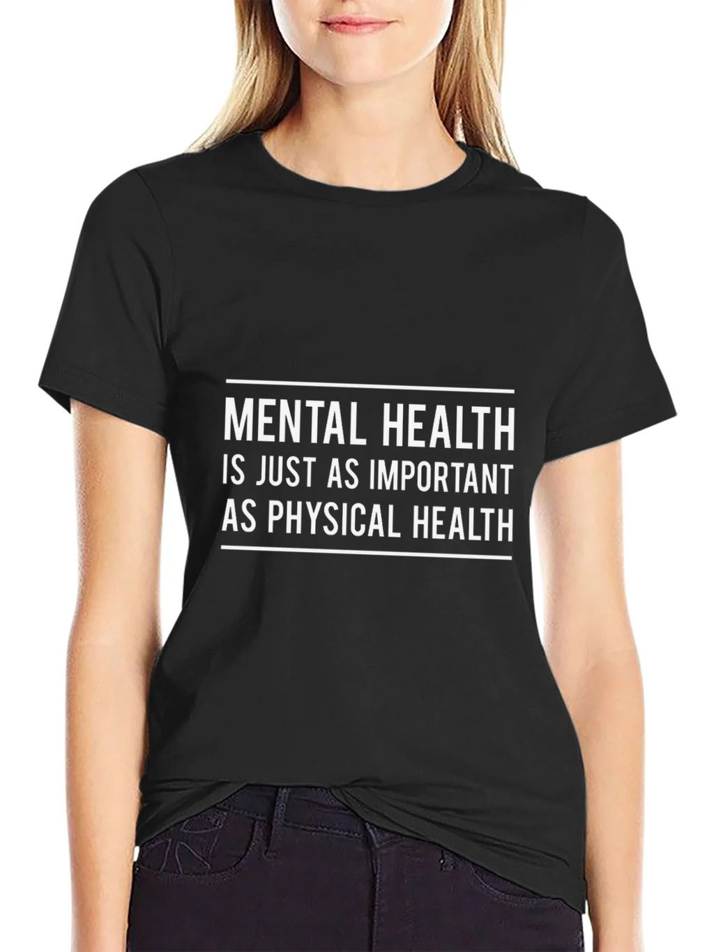 Mental Health Awareness Tee - Important As Physical product image 2