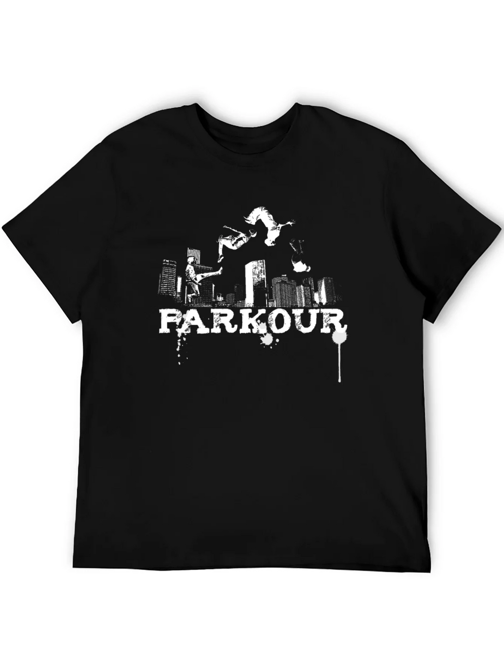 Parkour Graphic Tee - Urban Acrobatics Black T-Shirt product image 3