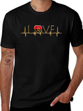 Angola Heartbeat Love T-Shirt - Black product image 1