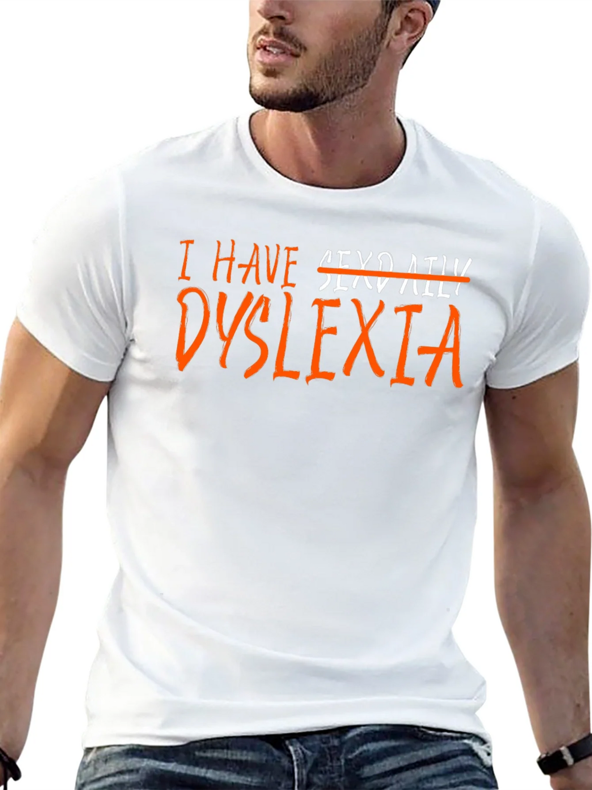Dyslexia T-Shirt - Humor Novelty Graphic Tee product image 12