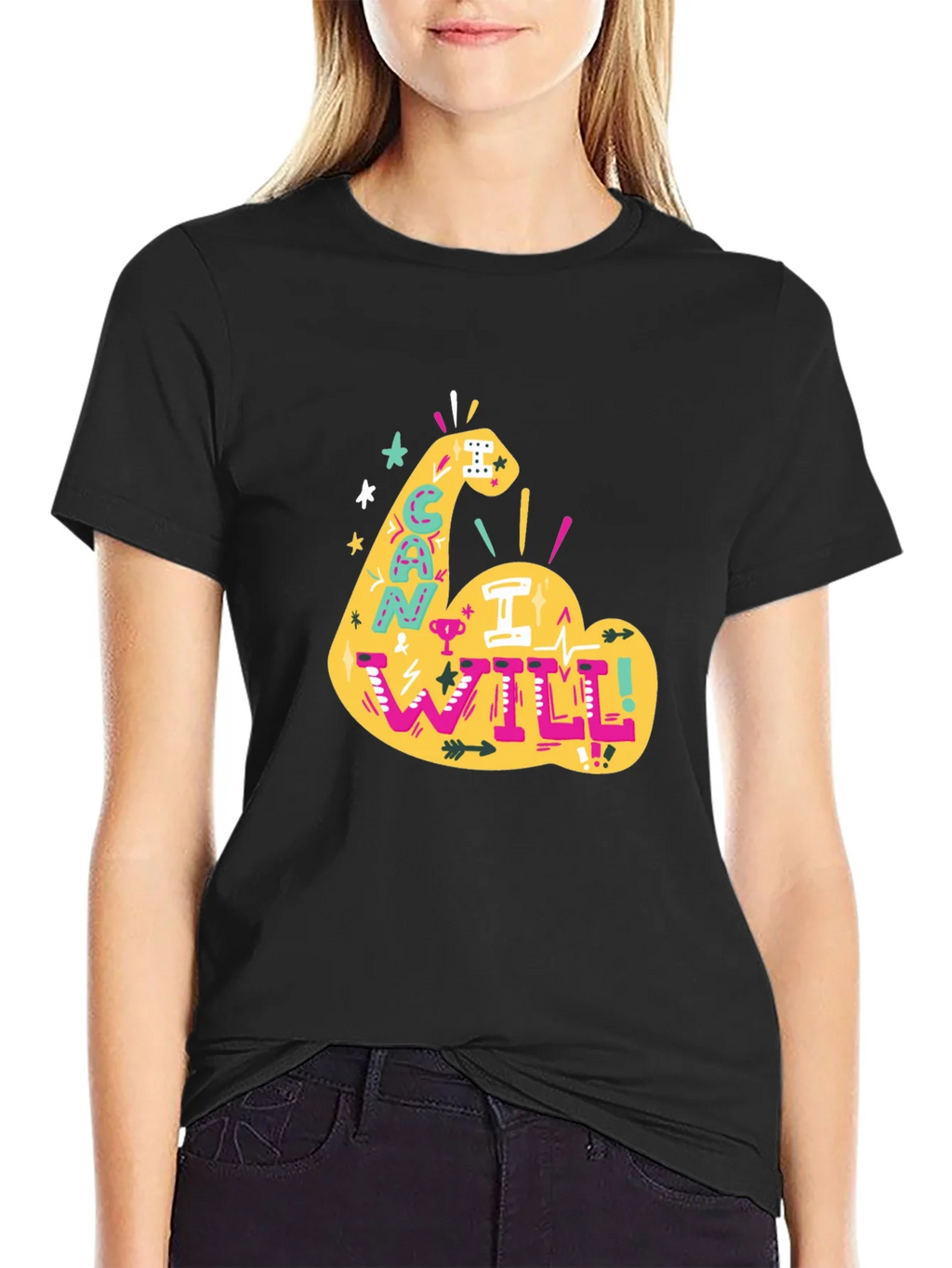 Can I Will Arm Graphic T-Shirt product image 2