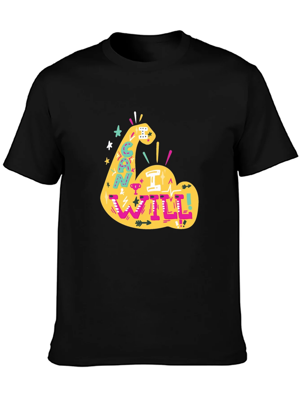 Can I Will Arm Graphic T-Shirt product image 3