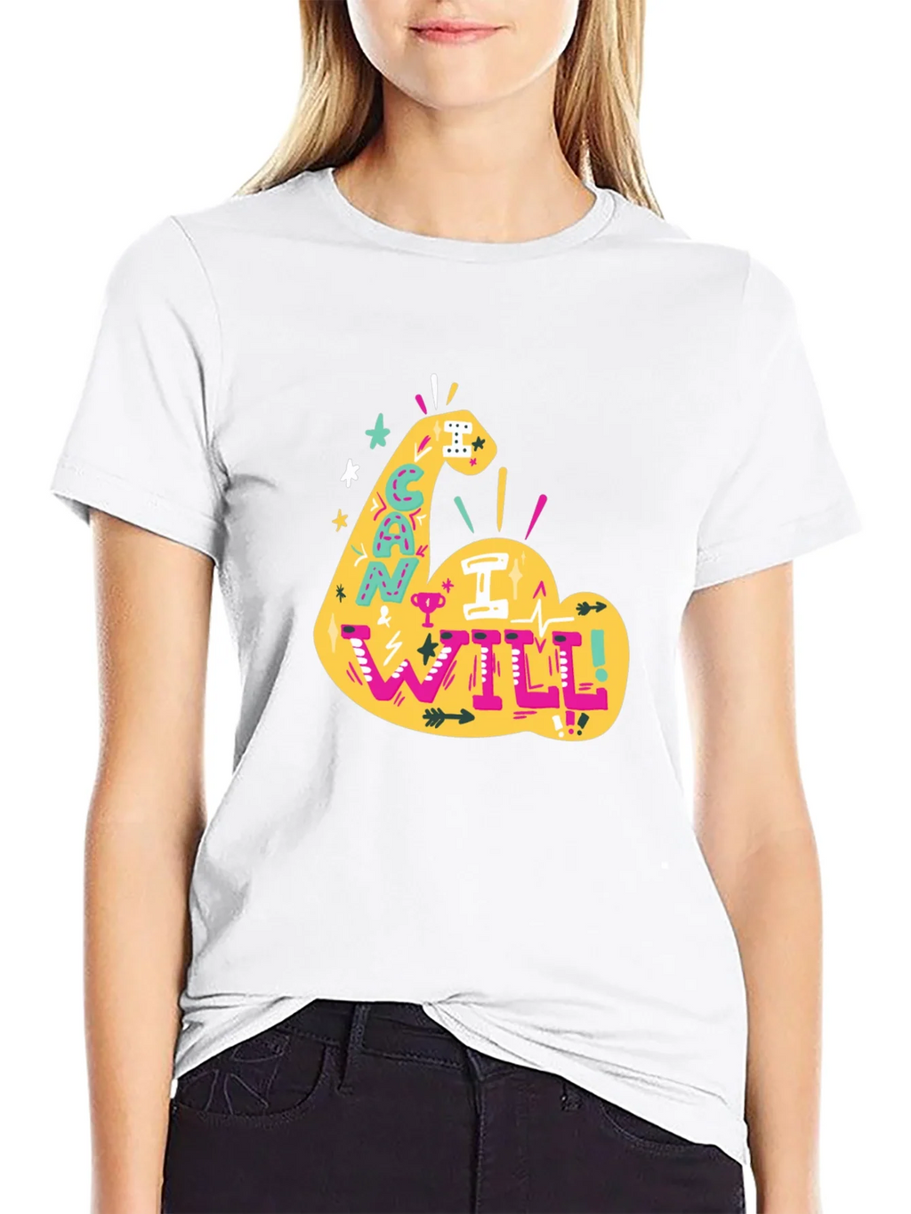 Can I Will Arm Graphic T-Shirt product image 8