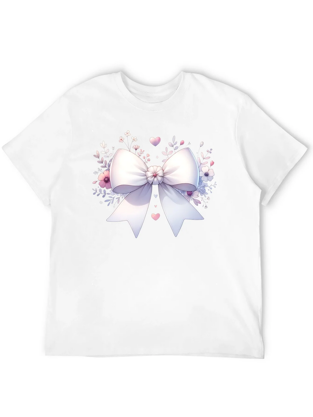 Bow & Floral Black T-Shirt product image 7