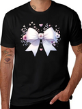 Bow & Floral Black T-Shirt product image 1