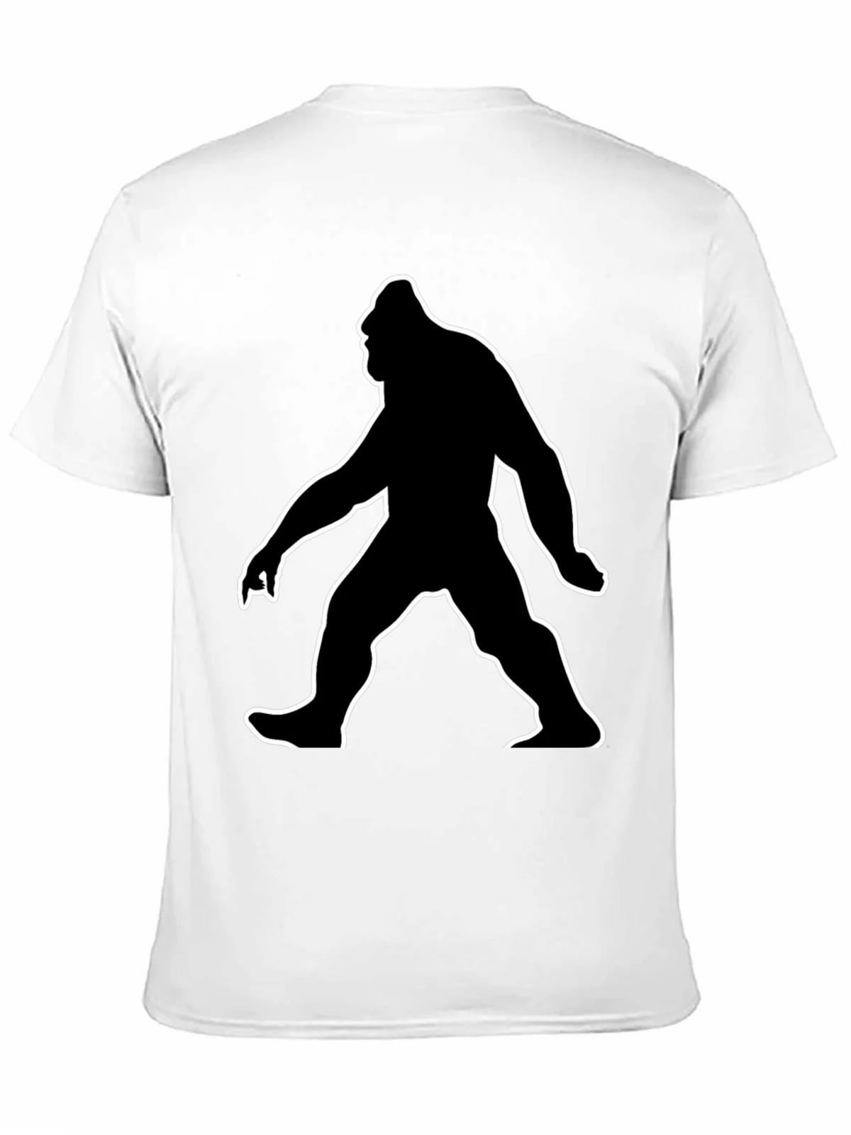 Bigfoot Silhouette Graphic Tee - Black Cotton T-Shirt product image 10