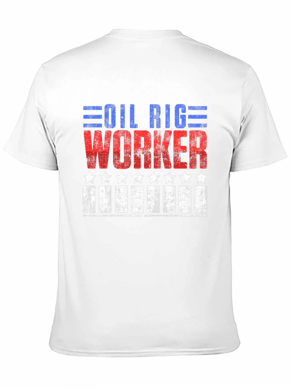 Oil Rig Worker Patriotic Graphic Tee product image 9