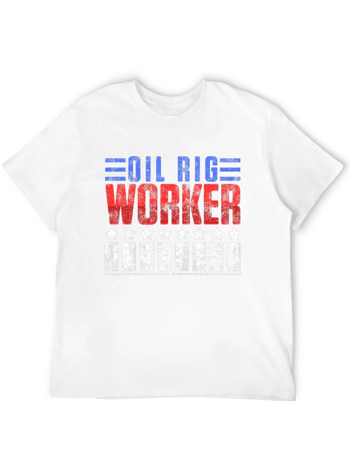 Oil Rig Worker Patriotic Graphic Tee product image 10