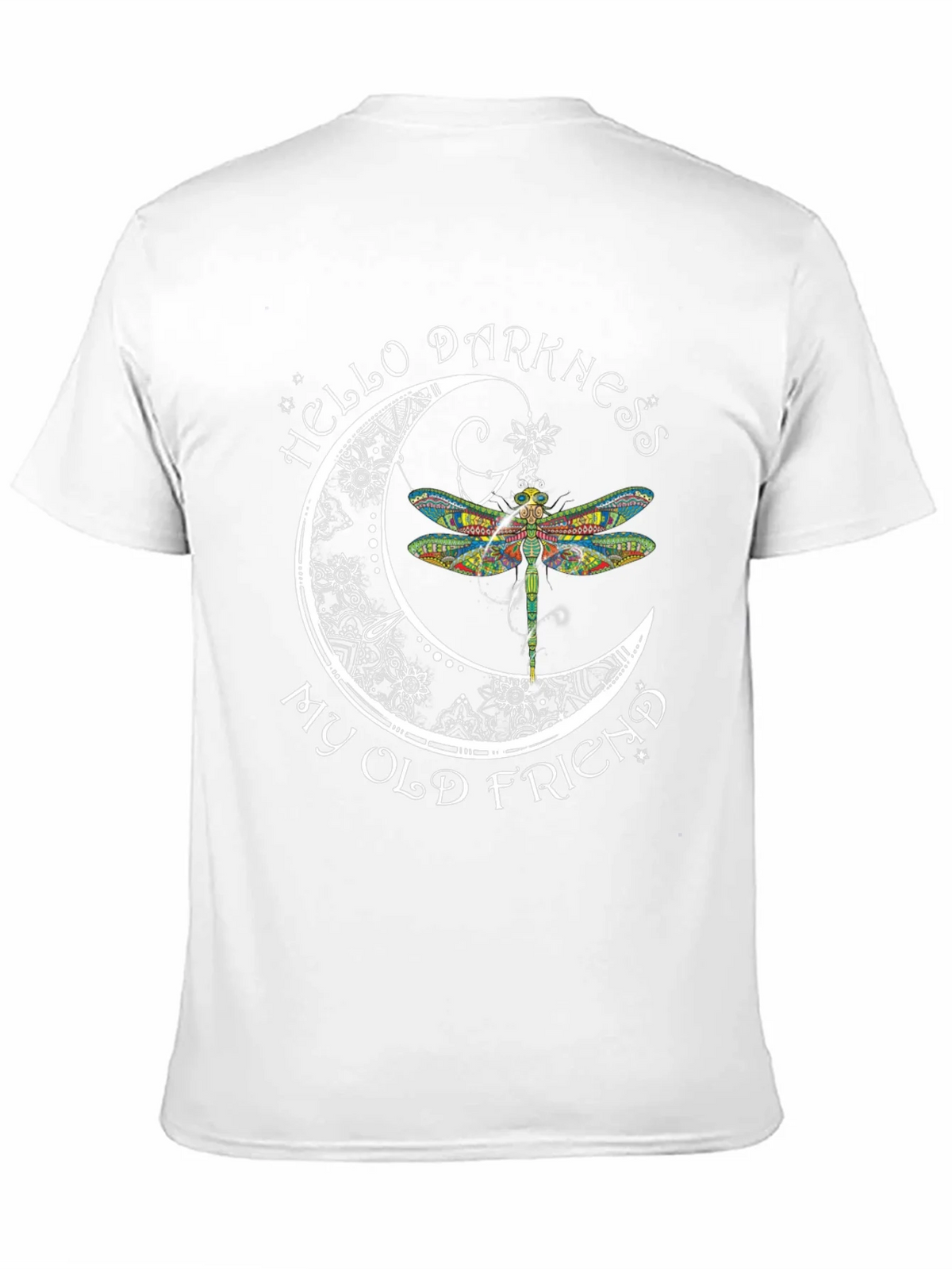 Hello Darkness My Old Friend Dragonfly Graphic Tee product image 10