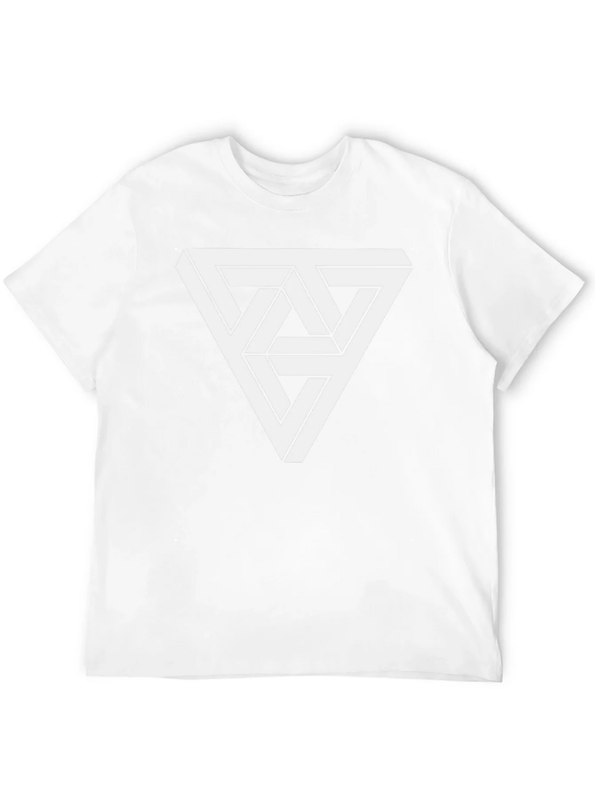 Optical Illusion Triangle Graphic Tee - Black product image 11