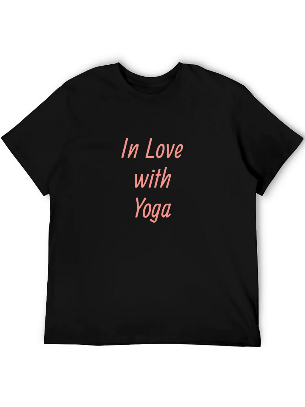 In Love With Yoga Black Tee Shirt product image 5