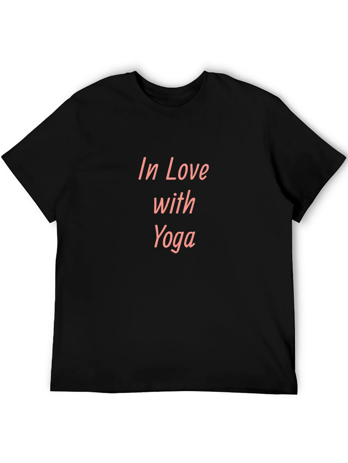 In Love With Yoga Black Tee Shirt product image 5