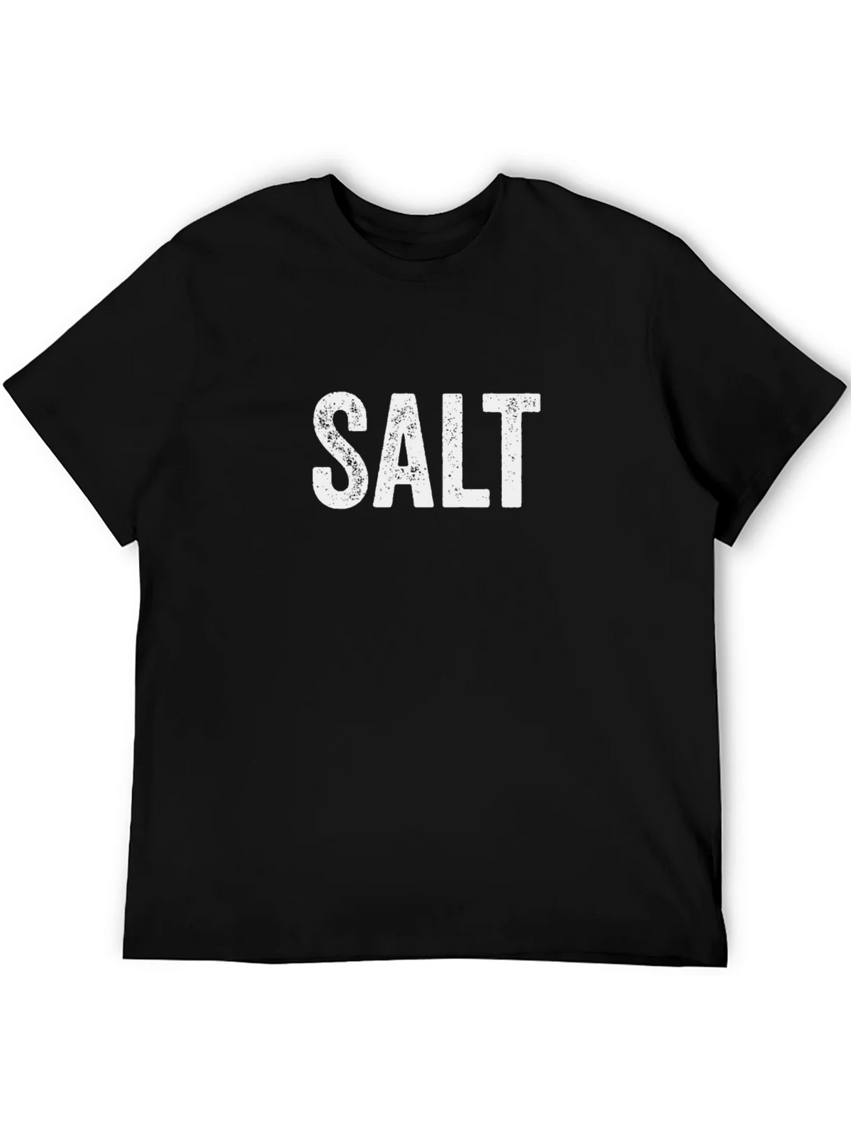 Funny Salt T-Shirt - Black Cotton Tee product image 4