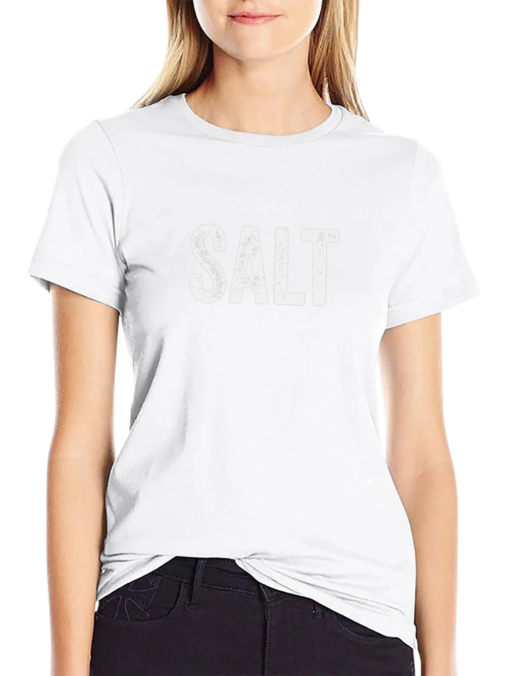 Funny Salt T-Shirt - Black Cotton Tee product image 6