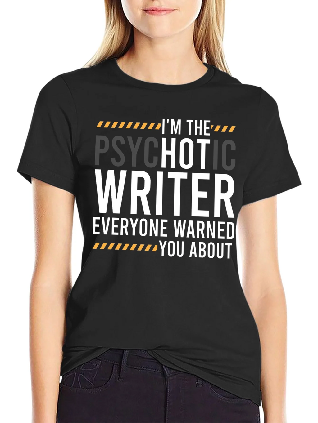 Psychotic Writer Graphic Tee - Funny Novelist Gift product image 2