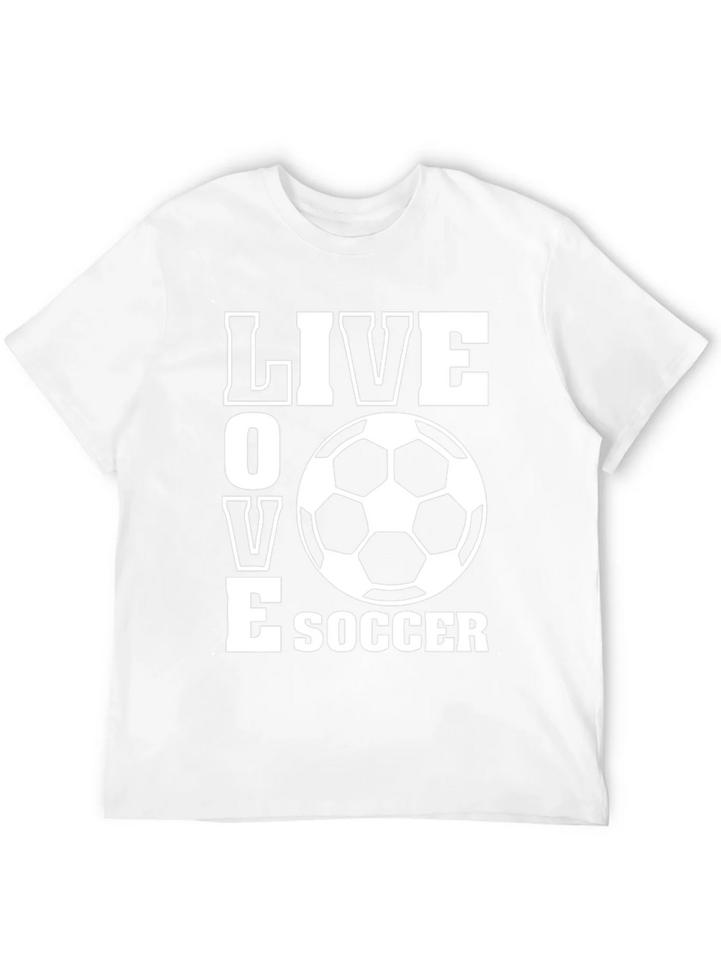 Live Love Soccer T-Shirt - Black Graphic Tee product image 11