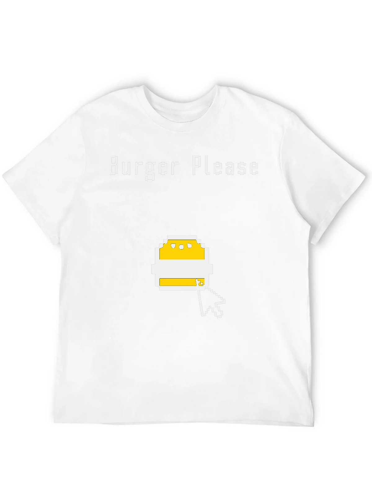 Burger Please Pixel Art Graphic T-Shirt product image 11