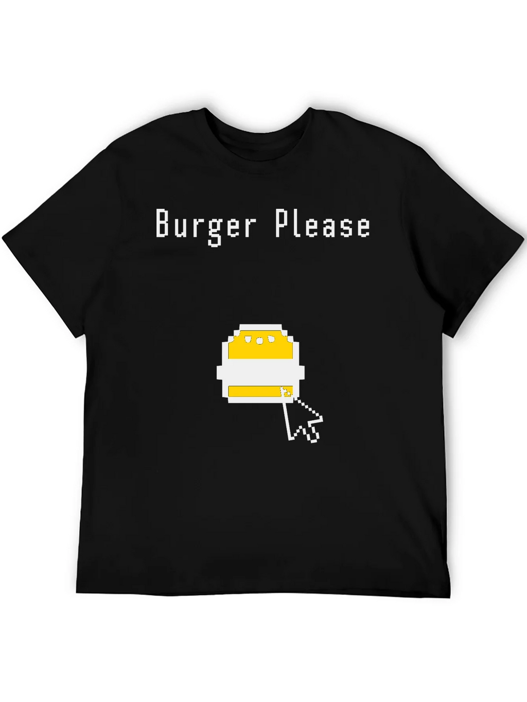 Burger Please Pixel Art Graphic T-Shirt product image 5
