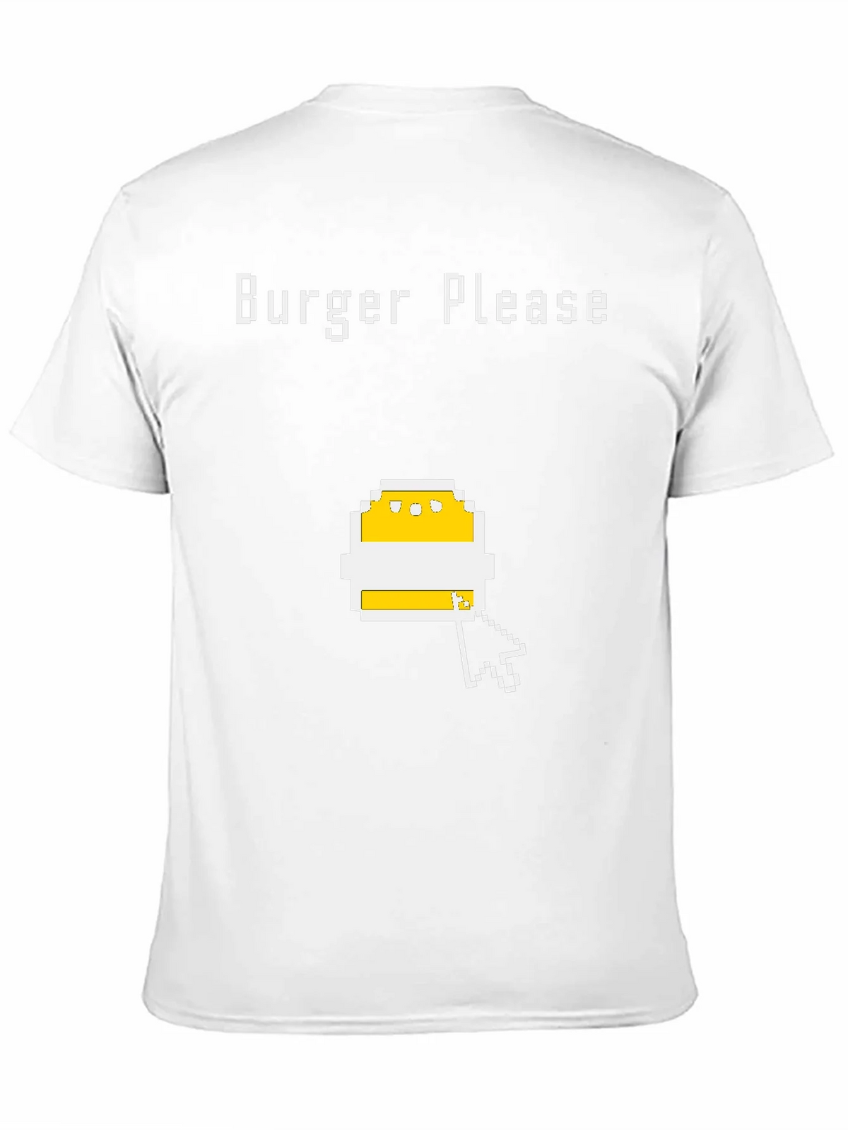 Burger Please Pixel Art Graphic T-Shirt product image 10