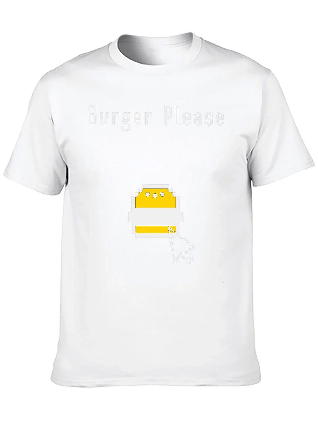 Burger Please Pixel Art Graphic T-Shirt product image 9