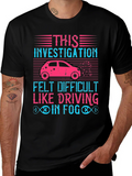 Investigation Driving in Fog Graphic T-Shirt product image 1