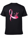 Breast Cancer Awareness Pink Ribbon Dragonfly T-Shirt product image 1