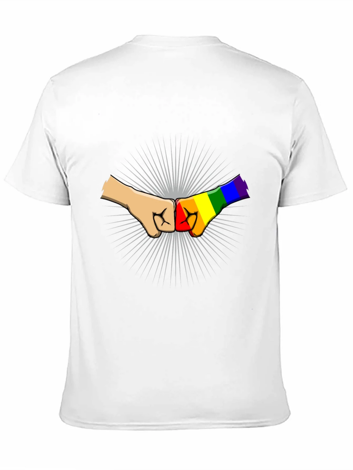 LGBT Pride Fist Bump Graphic T-Shirt product image 9