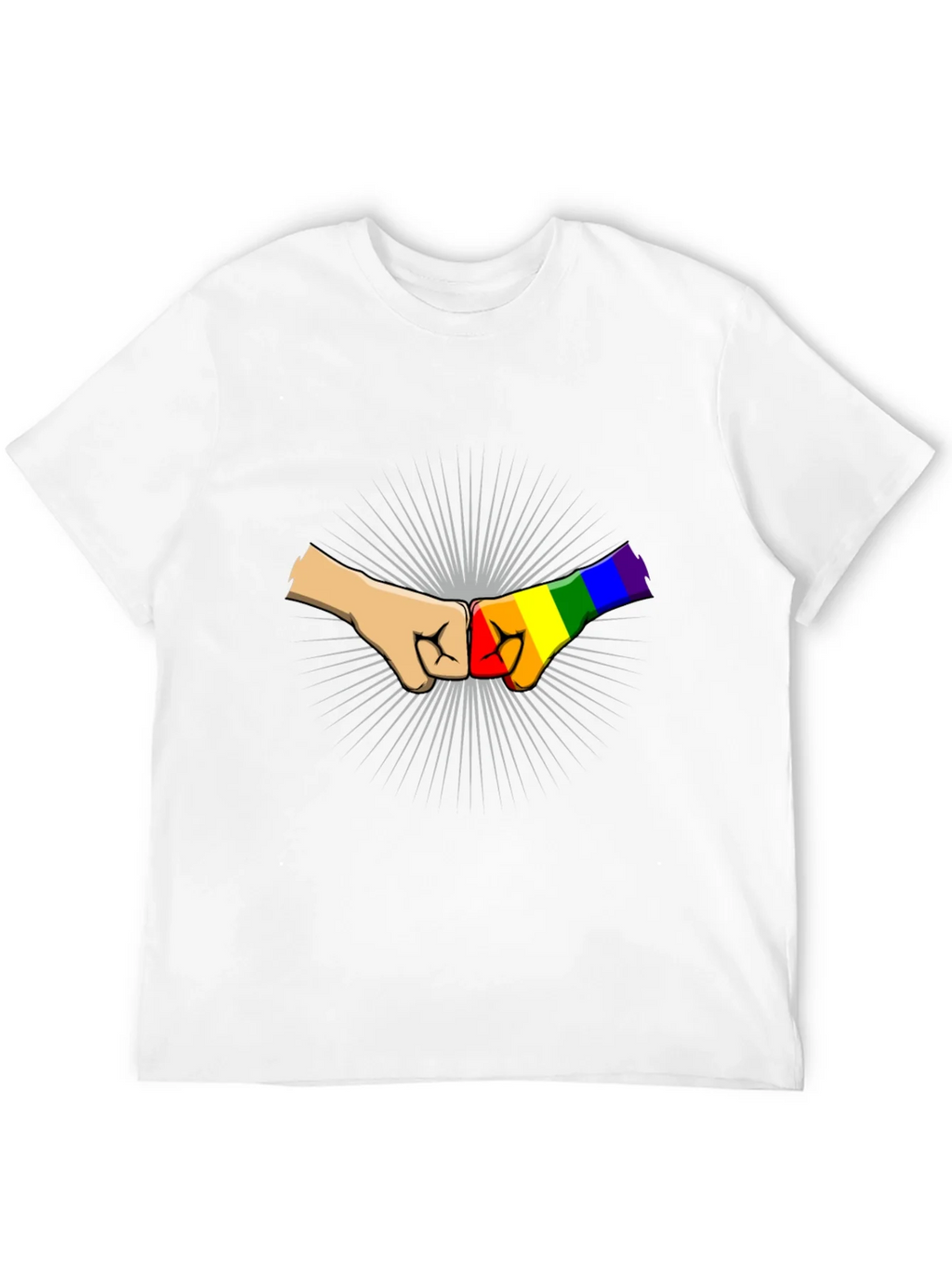 LGBT Pride Fist Bump Graphic T-Shirt product image 10