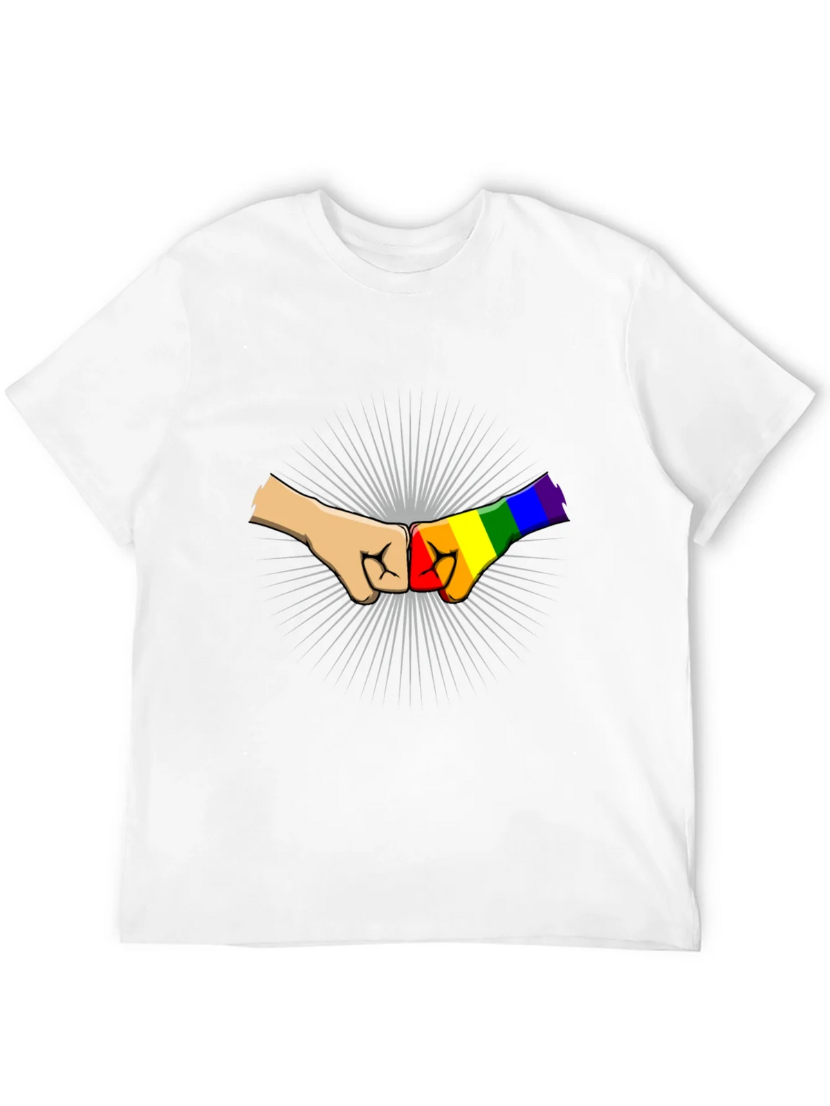 LGBT Pride Fist Bump Graphic T-Shirt product image 10