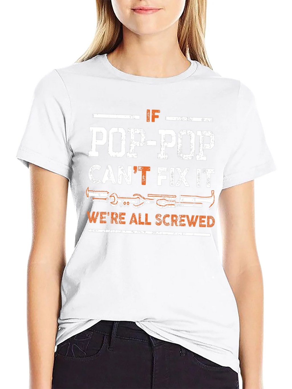 Pop-Pop Can Fix It T-Shirt - Black product image 8