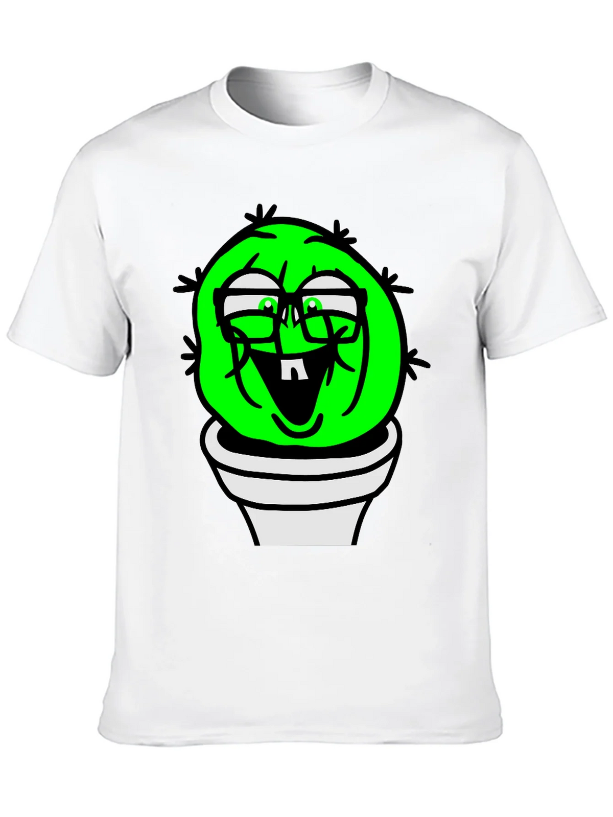 Funny Cactus Plant T-Shirt - Black Graphic Tee product image 9