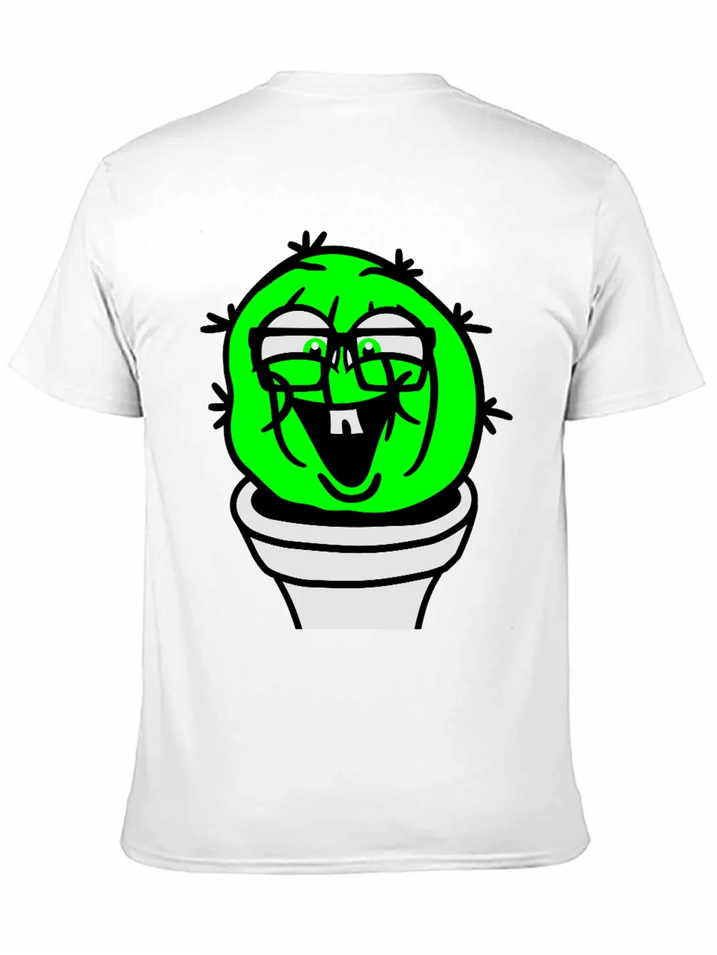 Funny Cactus Plant T-Shirt - Black Graphic Tee product image 10