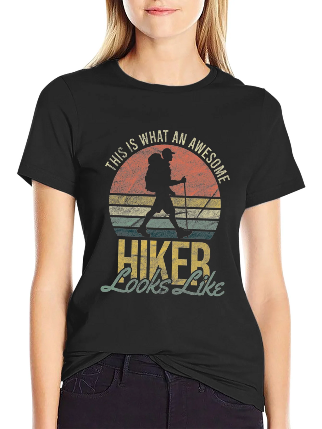 Awesome Hiker Graphic T-Shirt - Outdoor Adventure Tee product image 2