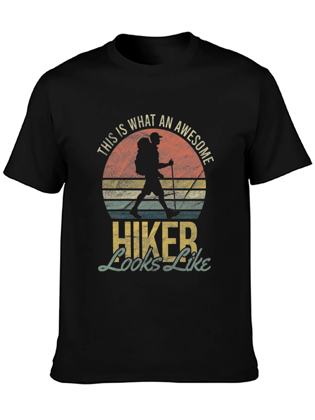 Awesome Hiker Graphic T-Shirt - Outdoor Adventure Tee product image 3
