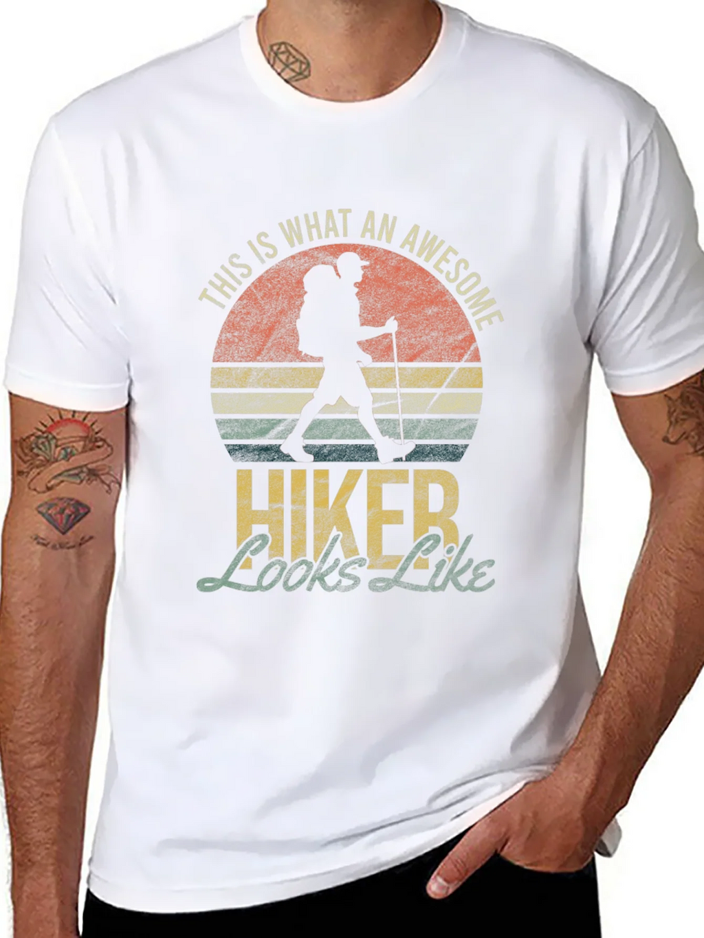 Awesome Hiker Graphic T-Shirt - Outdoor Adventure Tee product image 7